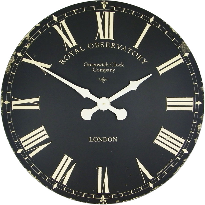 Roger Lascelles Clocks Oversized 70cm Wall Clock & Reviews Wayfair.co.uk